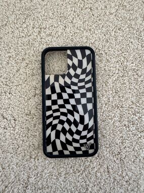 Wildflower Crazy Checkers iPhone 12/12 Pro Case